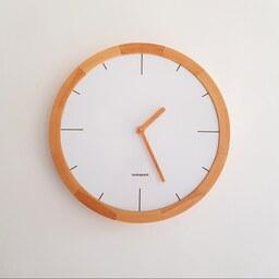 ساعت دیواری چوبی مدل مهران - چوب راش