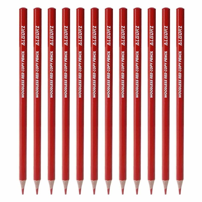 مداد قرمز البرز - بسته 12 عددی
