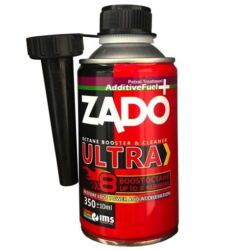 ZADO مکمل بنزین. اکتان بوستر زادو مدل Ultra حجم 350 میلی لیتر مخصوص خودرو انژکتو