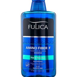 شامپو سر تقویت کننده  مدل Amino Fiber F فولیکا 400 میل فاقد سولفات و حاوی ویتامین احیا کننده درخشان کننده 