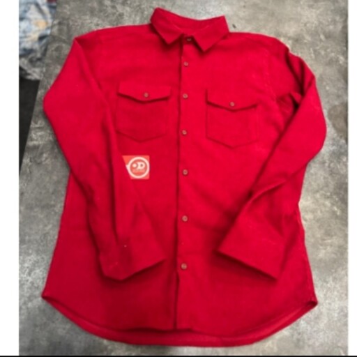 پیراهن مخمل کبریتی رنگ قرمز شیک و جذاب تولید مجموعه اورجینال دیلم 
