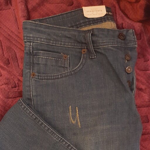 شلوار جین  ترک مردانه سایز  33 خارجی مناسب 38 ایرانی جنس عالی  تک سایز