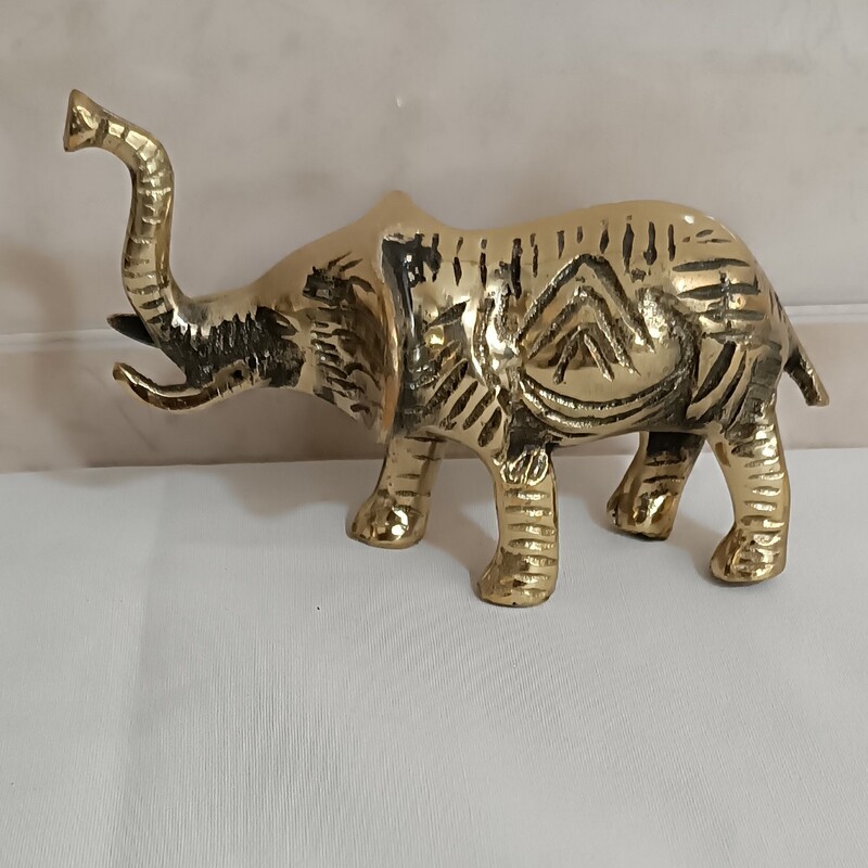 مجسمه برنجی و تزیینی و دکوری حیوانات طرح فیل کد314(مجسمه برنزی) ارسال رایگان 