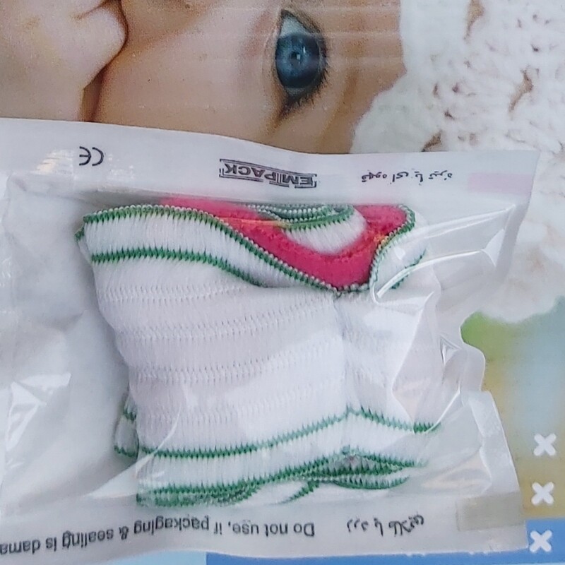 چشم بند زردی نوزاد - چشم بند فتوتراپی - بسته 12 عددی