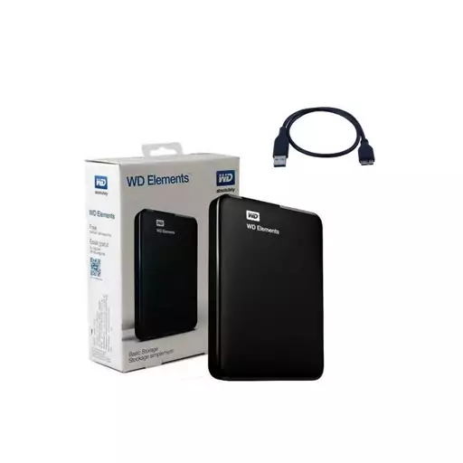 هارد اکسترنال وسترن المنت اورجینال usb3 WD Elements 750G