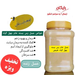 عسل رس بسته ساکارززیر2درصد خام چهل گیاه طبیعی 1 کیلویی سبلان(مستقیم از زنبوردار)ارسال رایگاه