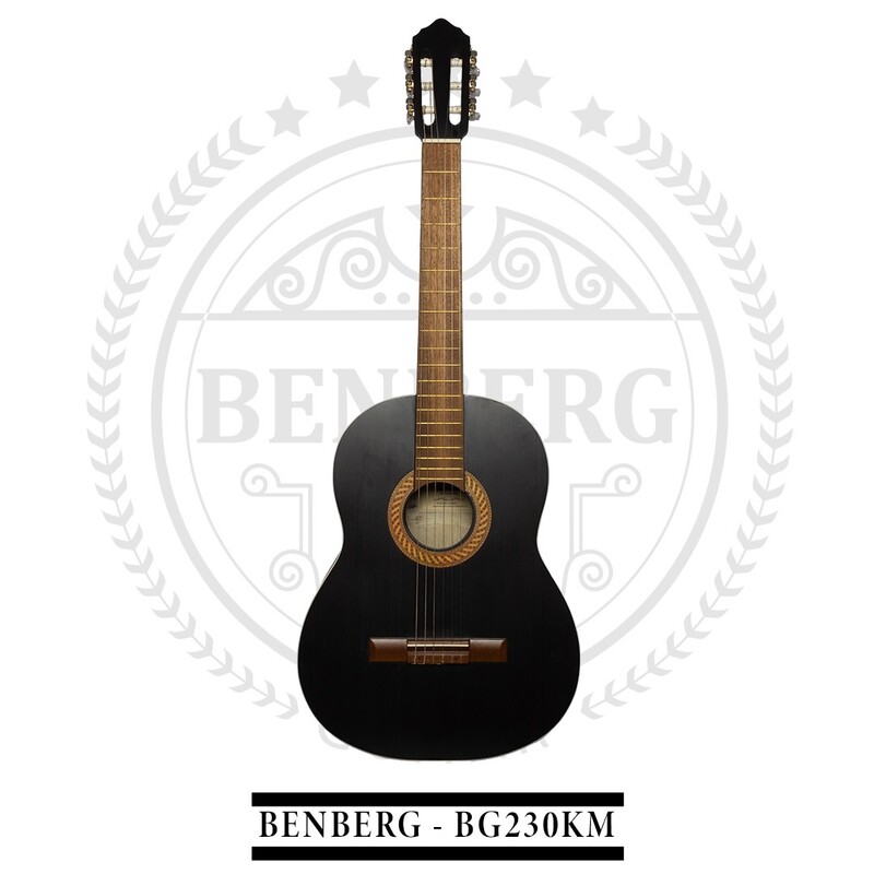 گیتار کلاسیک بنبرگ مدل BG 230 BKM  - رنگ مشکی مات.