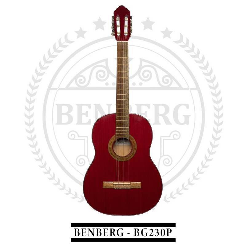 گیتار کلاسیک بنبرگ مدل BG 230 P  - رنگ رزوود براق