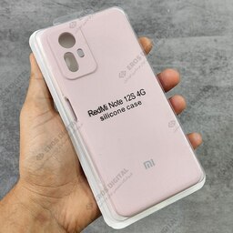 قاب سیلیکونی Redmi Note 12s 4G (سیلیکون اصل) - صورتی-کدر