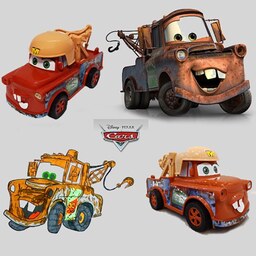 ماشین اسباب بازی ماتر tow mater قدرتی وکیومی انیمیشن ماشین ها cars