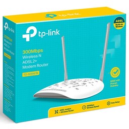 مودم روتر 2 آنتن TP-Link W8961N ADSL2- ADSL2 - ADSL 300Mbps