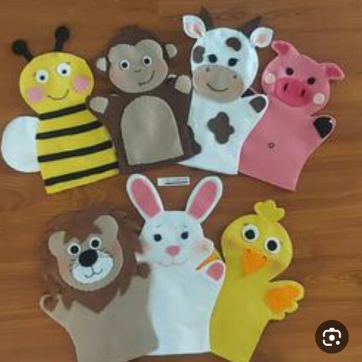 عروسک نمایشی  حیوانات عروسک دستکشی حیوانات