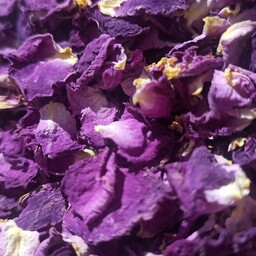 گلبرگ گل محمدی خشک شده در سایه با رنگ و عطر عالی در بسته بندی 100 گرمی