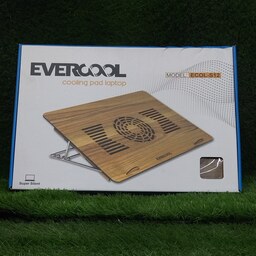 فن  خنک کننده چوبی لپ تاپ  مدل  EVERCOOL ECOL-S12