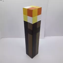 فیگور مقوایی مشعل ماین کرافت سایز بزرگ Mincraft torch