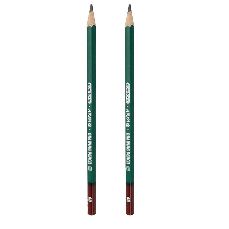 مداد طراحی b6 آریا بسته 2 عددی30