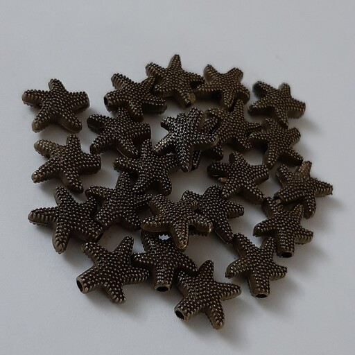 خرجکار طرح ستاره دریایی کوچک (بصورت بسته 15 گرمی شامل 22 دونه)