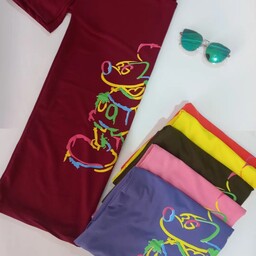 تونیک (تی شرت) لانگ دخترانه  طرح میکی موس در 6 رنگ زیبا و بسیار پرفروش فری سایز  جهت اطلاعات بیشتر داخل پست
