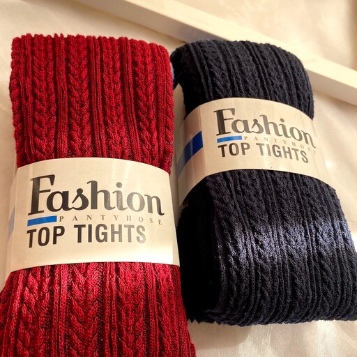 جوراب شلواری بافت گندمی زنانه در رنگ های مختلف برند فشیون 