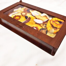 باکس چوبی مناسب برای میوه خشک یا شکلات یا آجیل
