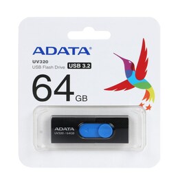 Flash 64GAdata UV320 USB 3.2با گارانتی مادام المعر شرکت آونگ کد3294