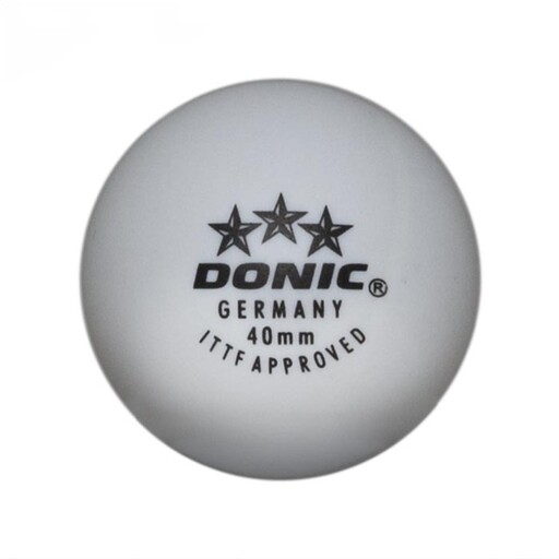 توپ پینگ پنگ دونیک مدل 3 ستاره(Donic) بسته 3عددی کد 19