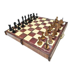 تخته شطرنج چند کاره منچ دوز  چوبی 