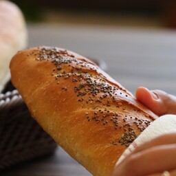 نان باگت چاودار اصل خانگی (بسته 4 عددی)
