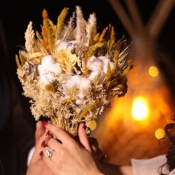 دسته گل عروس فرمالیته پاییزی
