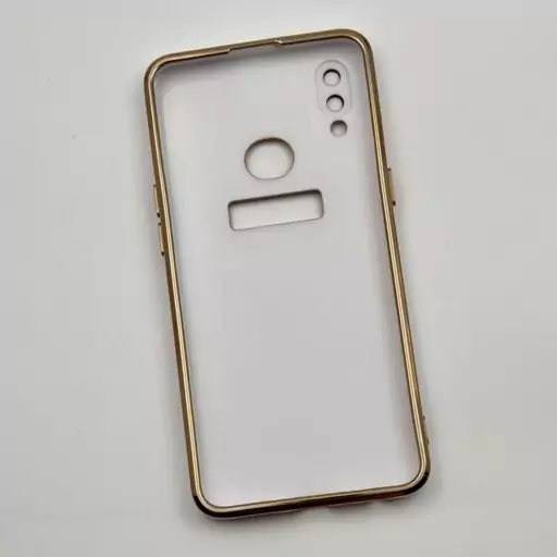 قاب گوشی Galaxy A10S سامسونگ  My Case مگ سیف رنگ سفید محافظ لنز دار  کد 75525