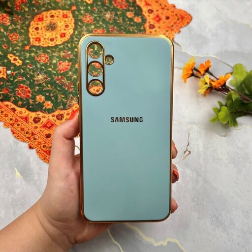 قاب گوشی Galaxy A34 5G سامسونگ مای کیس سبز آبی کد 26059