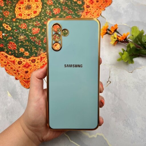 قاب گوشی Galaxy A04S سامسونگ مای کیس سبزآبی کد 29695