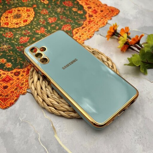 قاب گوشی Galaxy A04S سامسونگ مای کیس سبزآبی کد 29695