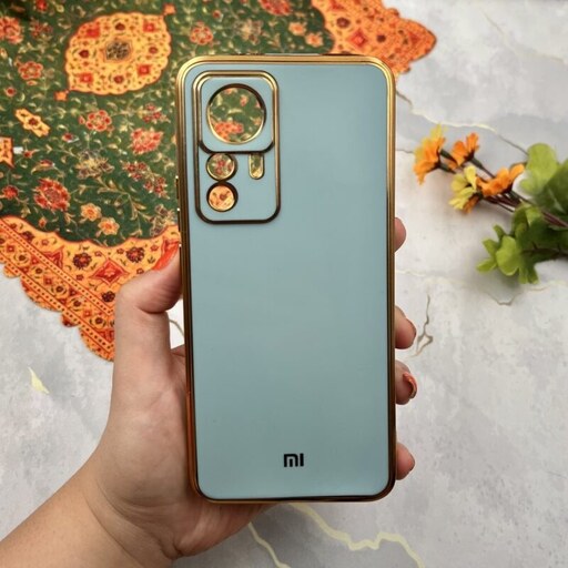 قاب گوشی Xiaomi 12T - Xiaomi 12T Pro شیائومی مای کیس سبز آبی کد 67761