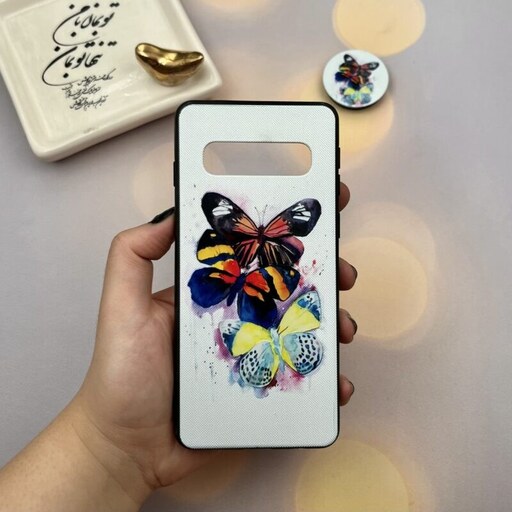 قاب گوشی Galaxy S10 سامسونگ دور ژله ای طرح فانتزی کد 59528