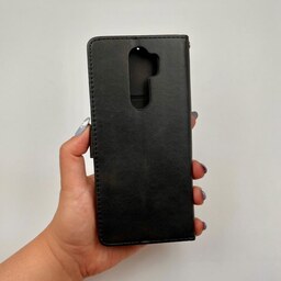 کیف گوشی Xiaomi Redmi Note 8 Pro شیائومی چرمی مدل جاکارتی مشکی کد 14901