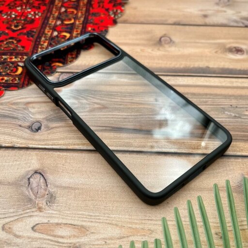 قاب گوشی Xiaomi Poco X4 Pro 5G شیائومی اورجینال دور سیلیکونی شفاف مشکی کد 97511