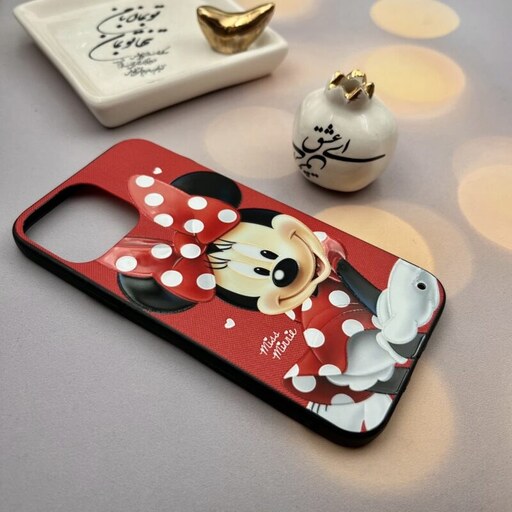 قاب گوشی iPhone 13 Pro Max آیفون دور ژله ای مدل Mickey Mouse کد 19940