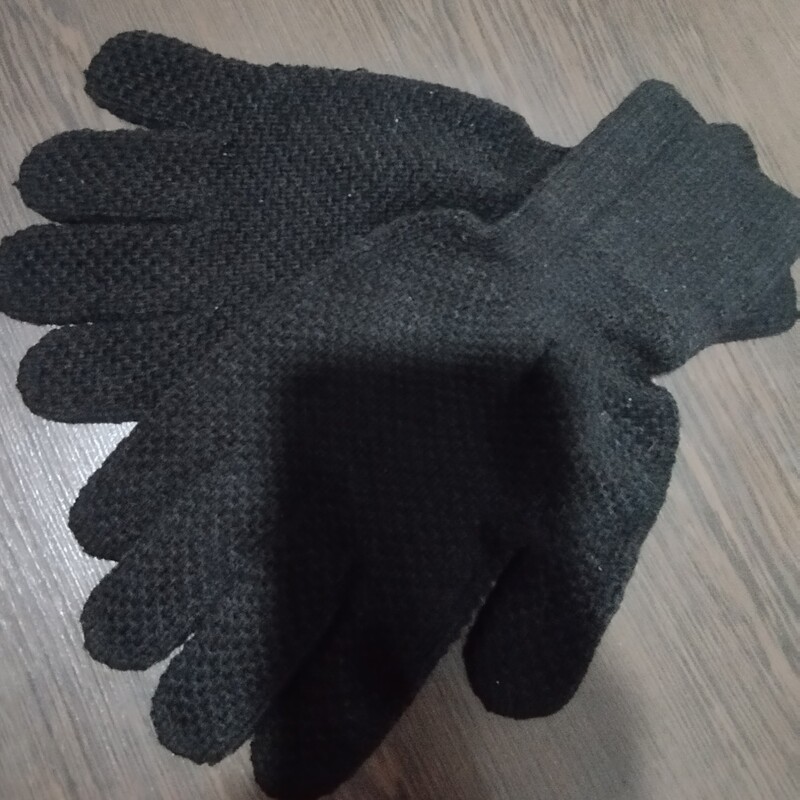  دستکش  بافت زمستونی جنس کاموایی (حراج)برای دست بزرگ