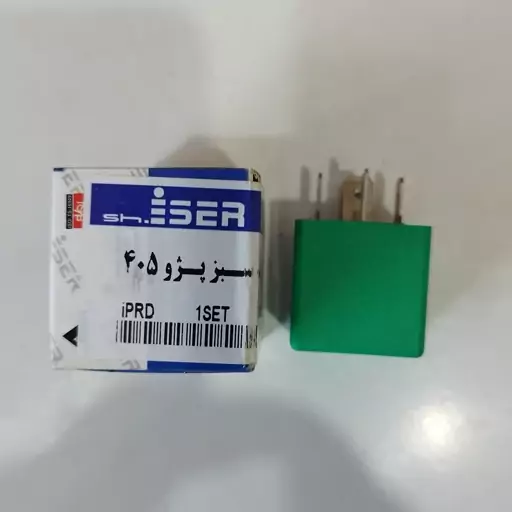 رله فن سبز مناسب پژو 405 و سمند و پرشیا برند ایسر ISER