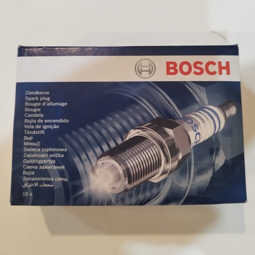 شمع موتور انژکتوری برند بوش BOSCH روس جعبه آبی کیفیت عالی مناسب انواع خودرو پراید و پژو و غیره