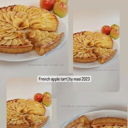 تارت سیب فرانسوی خانگی پخت روز با طعم بی نظیر