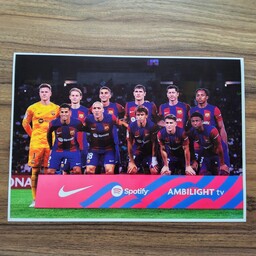 پوستر تیم بارسلونا 2023 سایز متوسط (A4)