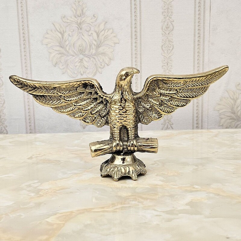 مجسمه برنزی مدل عقاب کوچک رومیزیکد 2050 ( مجسمه برنجی )
