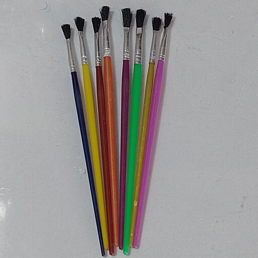  قلمو ساده برای آبرنگ یا گواش در رنگ های مختلف