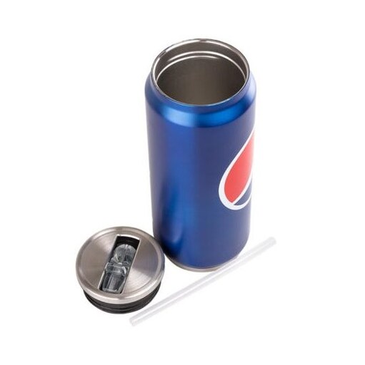 قمقمه ( فلاسک ) فلزی طرح پپسی Pepsi رنگ آبی