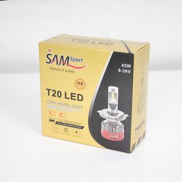 لامپ هدلایت خودرو پایه H4 سام Sam T20
