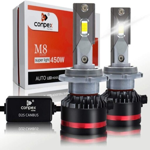لامپ هدلایت خودرو پایه H4 ام M8 کانپکس Conpex