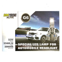 لامپ هدلایت خودرو پایه 9005 مدل G6