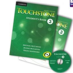 کتاب آموزش زبان تاچ استون ویرایش دوم Touchstone 3 (کتاب دانش آموز کتاب کار و فایل صوتی)